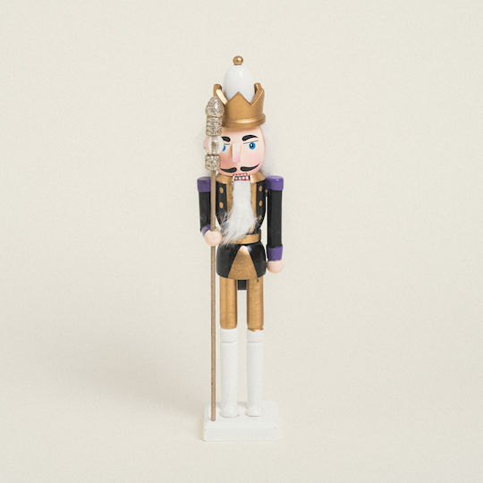 Beauty Home Nutcracker de Crăciun Lemn Negru