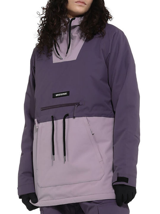 Horsefeathers Derin Ii OW214P Frauen Jacke aus für Ski & Snowboard Grape