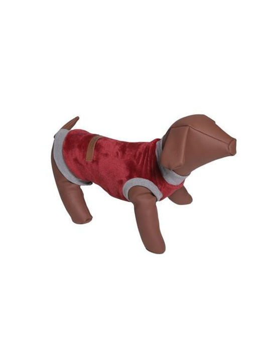 Woofmoda Μπλούζα Fleece Σκύλου σε Κόκκινο χρώμα 5XL