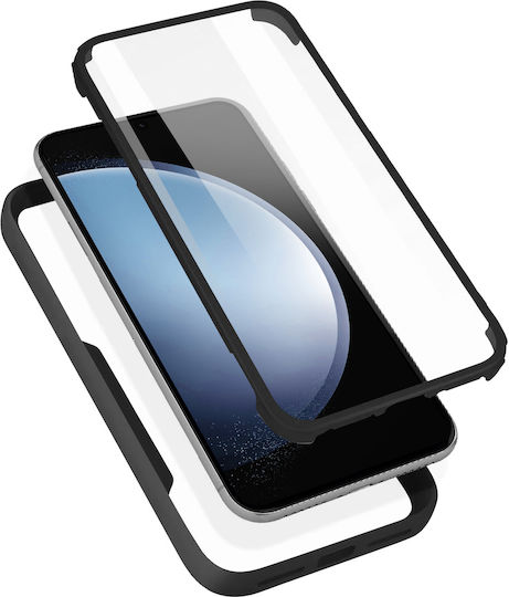 Case Redmi A1 Redmi A2 Plexiglass Back Polymer Front Black Contour
