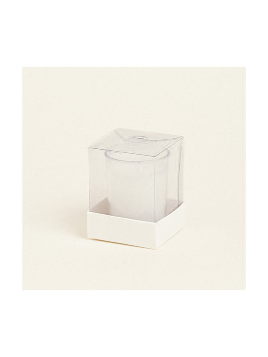 PVC-Kerzenbox 6,5 x 5 x 5 cm Schönheit Zuhause