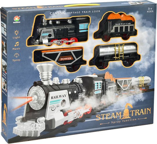 Martin Toys Σετ με Τρενάκι με Ήχο,Φως και Καπνό για 3+ Ετών