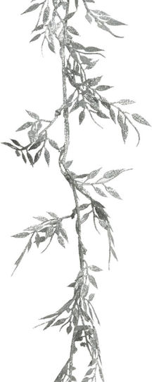 Kaemingk Christmas Garland Silver 180x10cm 1pc