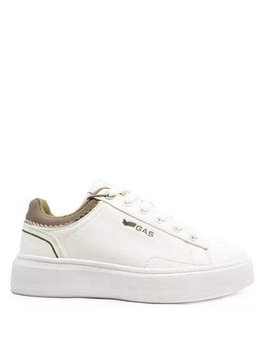 Gas Damen Sneakers Weiß