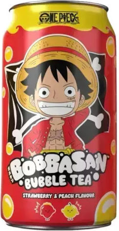 Ultra Ice Tea Bubble Tea One Piece Peach & Strawberry 320ml