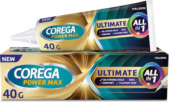 Corega Ultimate All-In-One for Even Greater Chewing Power Fixative Cream 40gr