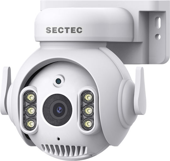 Sectec ST-515C-3MTY IP Überwachungskamera Wi-Fi Full HD+ 3MP Wasserdicht mit Zwei-Wege-Kommunikation und Objektiv 3.6mm