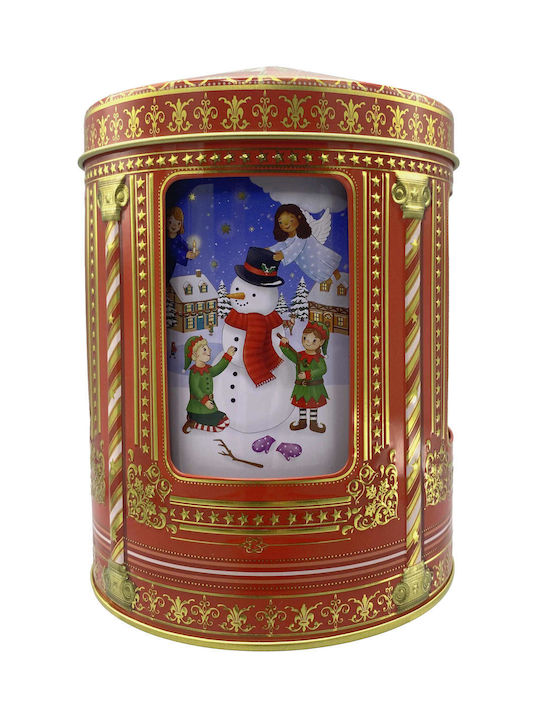JK Home Decoration Christmas Metal Figure Box Height 16cm