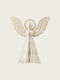 Beauty Home Christmas Figure Cherub White Height 40cm