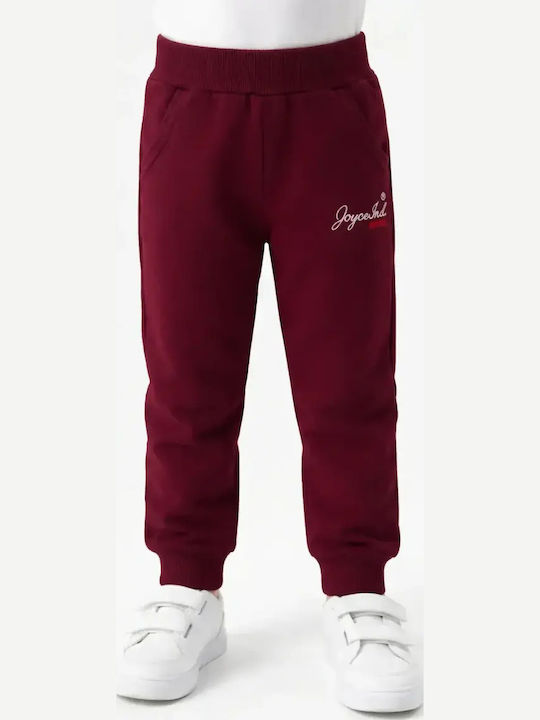 Joyce Kids Sweatpants Bordeaux Daily