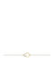 Ekan Vs2 H Damen Armband mit Design Kreuz aus Gold 14K mit Diamant