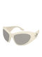 Marc Jacobs Women's Sunglasses with Beige Plastic Frame and Beige Lens