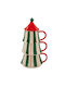 Iliadis Set Christmas Mugs Ceramic Green L15.5xW13xD27cm. 3pcs