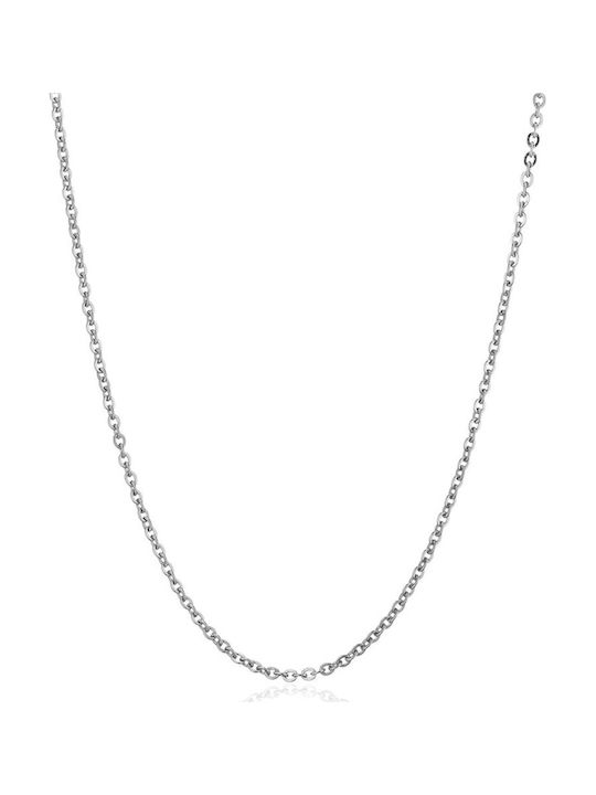 Bijou Box Chain Neck made of Steel Thin Thickness 2mm and Length 60cm