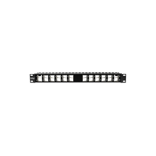 Abgeschirmtes Patchpanel 24 Ports Blank Keystone Abgewinkelt 1U Trendnet TC-KP24SA