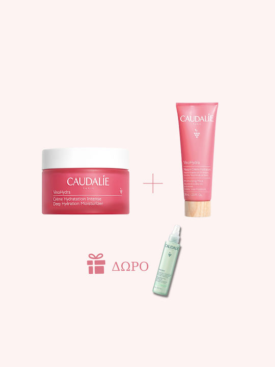 Caudalie Πακέτο Vinohydra Κρέμα Προσώπου Ημέρας 50ml & Vinohydra Mask 75ml