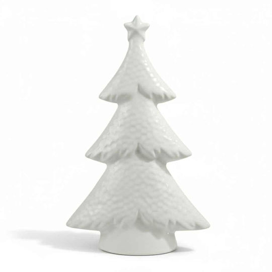 Weihnachtsdekoration Baum 24cm Weiß