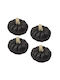 Beauty Home Christmas Decorative 6cm 4pcs