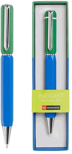 Pix cu bilă Miquelrius Cerneală Albastră 0.5mm Albastru Strălucitor Verde Mr11965