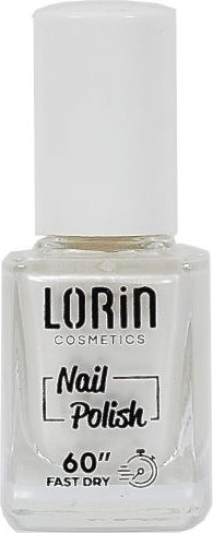 Lorin Glossy Nail Polish Quick Dry White 104 13ml