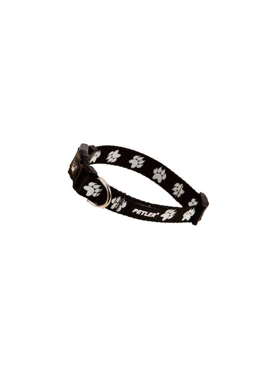 Petler Περιλαίμιο Σκύλου Shining Black Paw Large 2.5/40-70cm