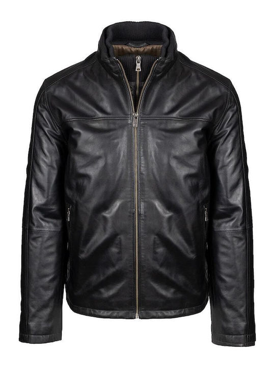 Black Guy Laroche Leather Jacket Guy Laroche Mens Leather Coat 3xlt