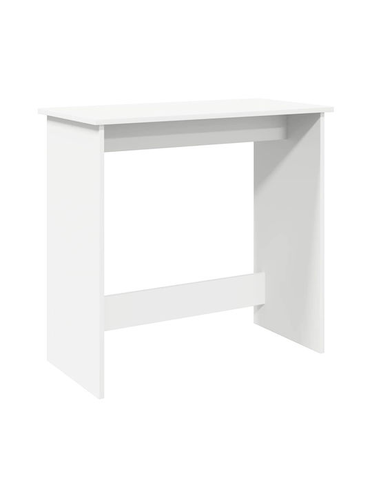 Desk Wooden White 80x40x75cm