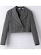 Kids' Blazer Melange Grey
