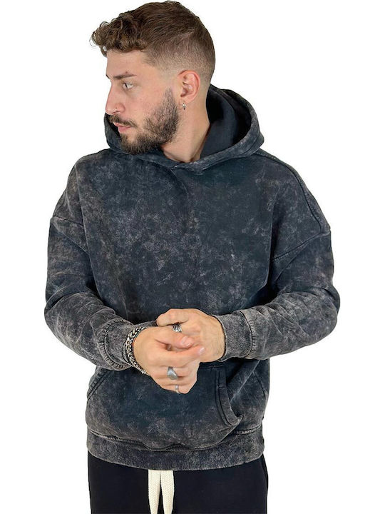 Hanorac cu Glugă Washed Black