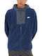 Men's Fleece Jacket Hooded Blue