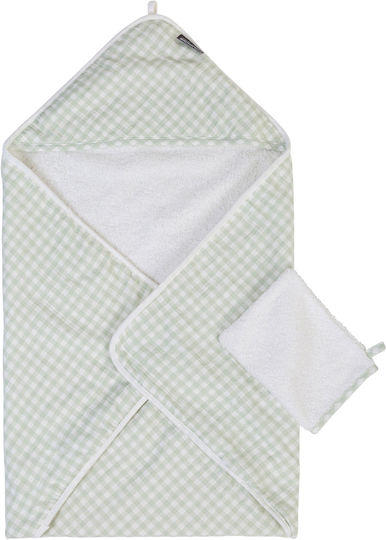 Childhome Set De Baie Pentru Bebeluşi Cu Glugă 80x80cm