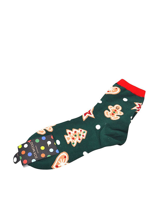 Sox Mood Women's Christmas Socks Burgundy