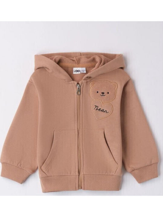 Kinderstrickjacke Cookie Brown