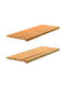 vidaXL Window Sill Wooden W110xH40cm