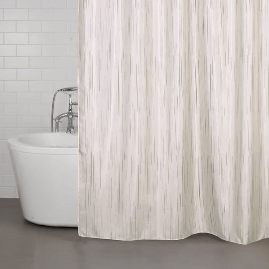 Dimitracas Geo Duschvorhang 180x200cm Beiges 02387.001