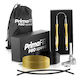 PrimaFit Springseil Fitness mit Gewicht 3m Gold mit einstellbarer Länge