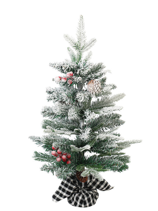 Christmas Tree Snowy 60pcs