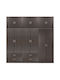 Sechs Türen Kleiderschrank Reina mit Aufsatz Zebrano 240x43x241cm