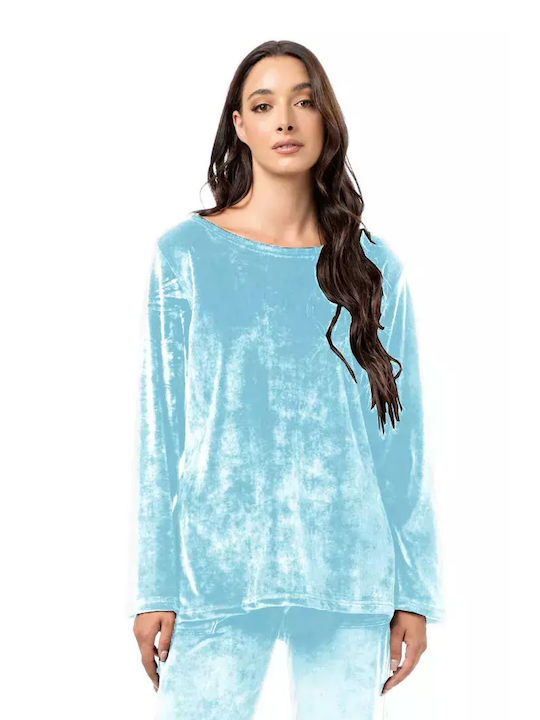 Bodymove Women's Tunic Dress Light Blue