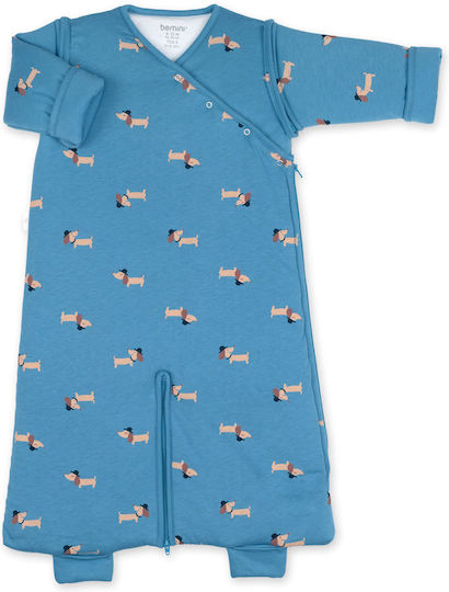 Bemini Iarna Sac de dormit cu picioare Magic 3 tog Wouff Blue