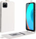 Realme C11 R64 Texture Single Vertical Flip Leather Protective Case Card Slots & Photo Frame White