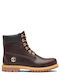 Premium 6 Inch Leather Brown Men's Boots Waterproof