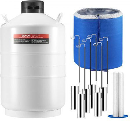 Δοχείο Υγρού Αζώτου Vevor 20l 6 Κανίστρες Czxydg20l000j251uv0