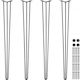 Set of 4 Black Vevor Hairpin Table Legs 36" Load 880lbs DIY Furniture Tzzt4pcs36yc3g001v0