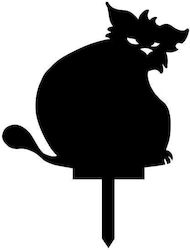 Gartendekorationstopf Krodesign Große Katze Kro-1141 Metall Höhe 63 cm