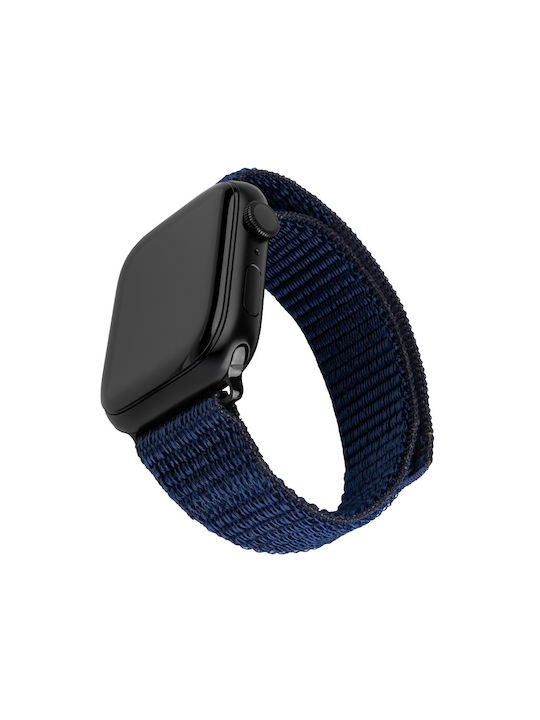 Каишка Син (Apple Watch (1-10, SE, SE 2))