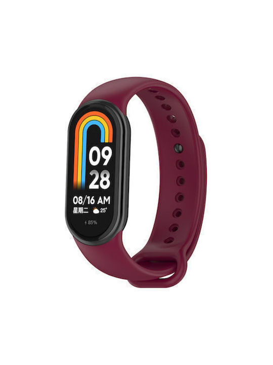 Λουράκι Σιλικόνης Μπορντό (Smart Band 8 / Smart Band 9 / Smart Band 10)