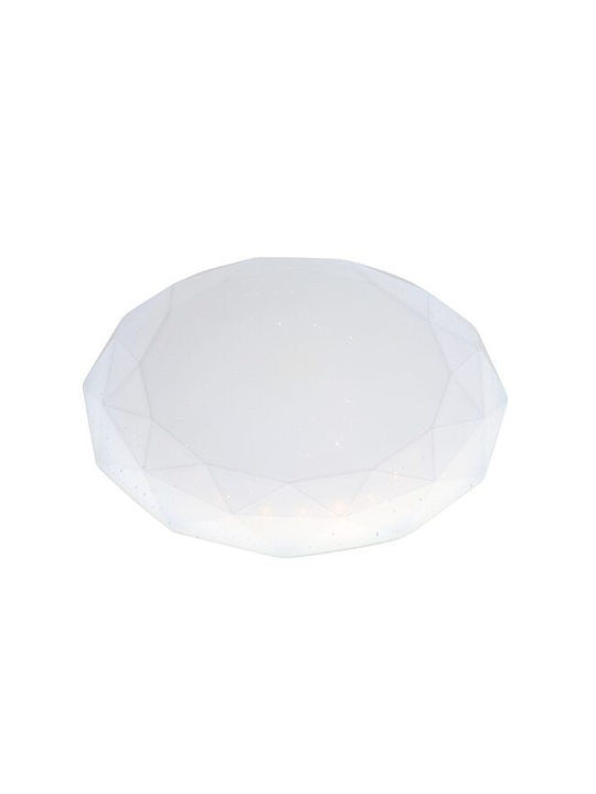 Horoz Electric Πλαφονιέρα Οροφής Λευκή με Ενσωματωμένο LED