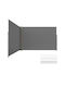 Vevor Faltbare Seitenmarkise 79''x236'' Grau Ksscp200x600qpnqgv0