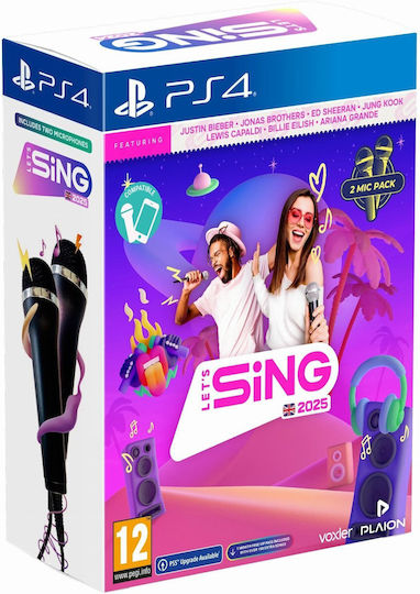 Lets Sing 2025 (2 Mic Bundle) PS4 Game | Skroutz.mt